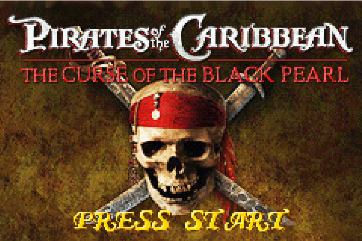 Pirates of the Caribbean The Curse of the Black Pearl Title Screen